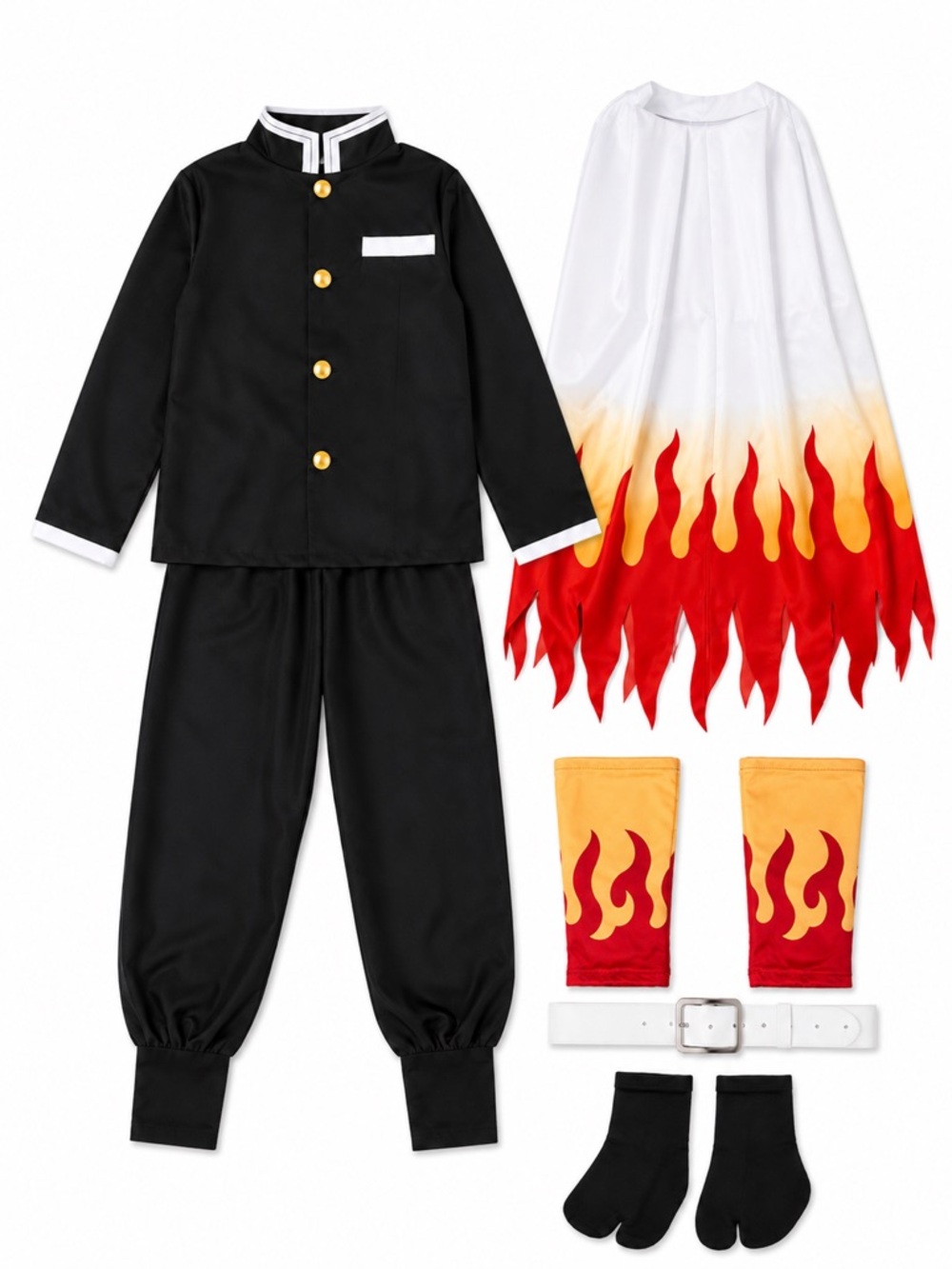 Demon Slayer Rengoku Inspired Kids Costume | Size Medium